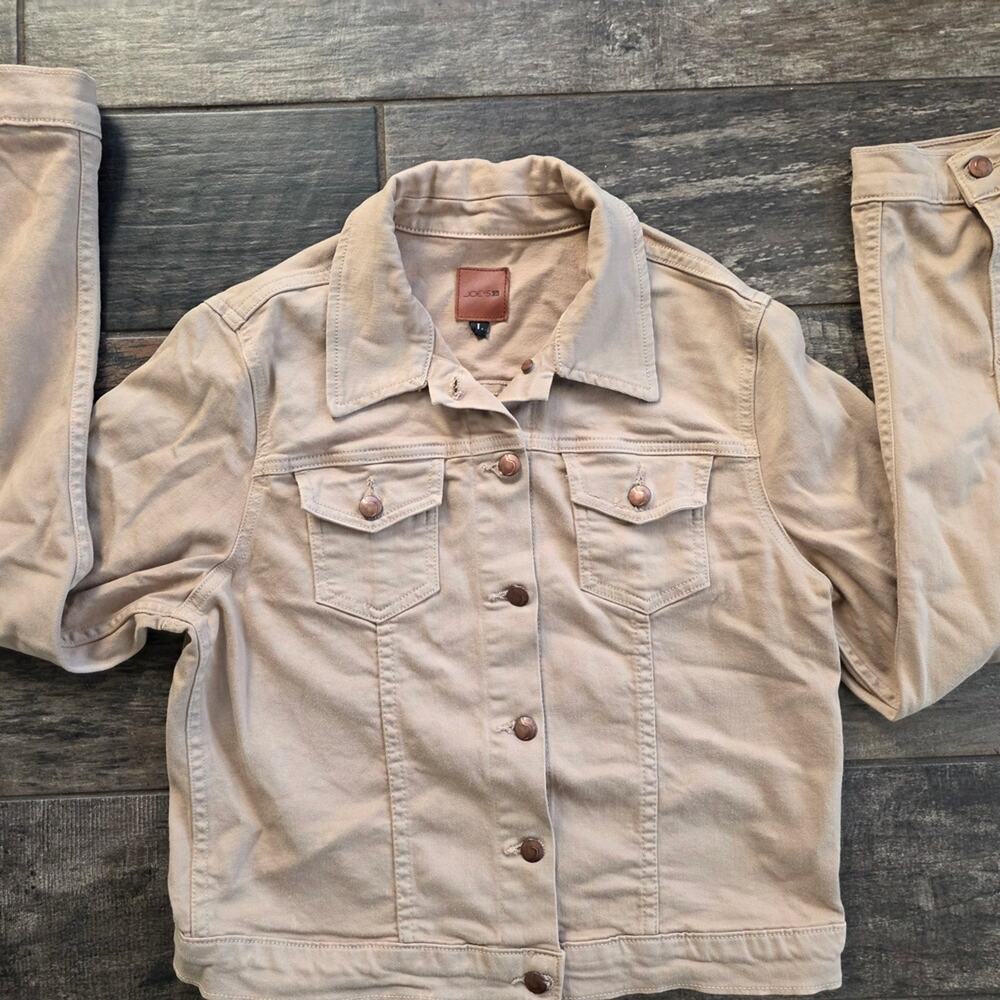 Joe's Jeans Cream Jean Jacket Large